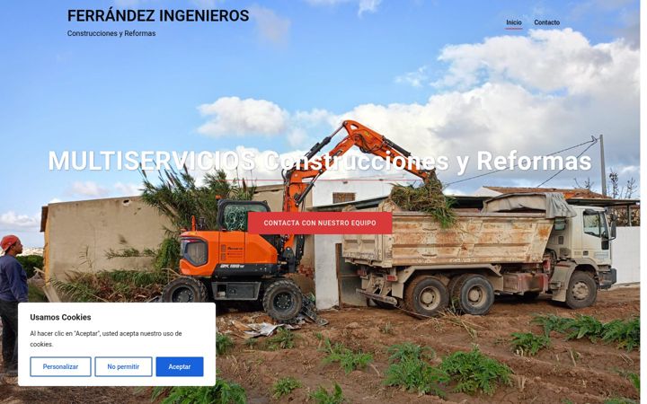 Screenshot of ferrandezingenieros.com
