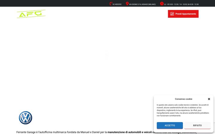 Screenshot of ferrantegarage.it