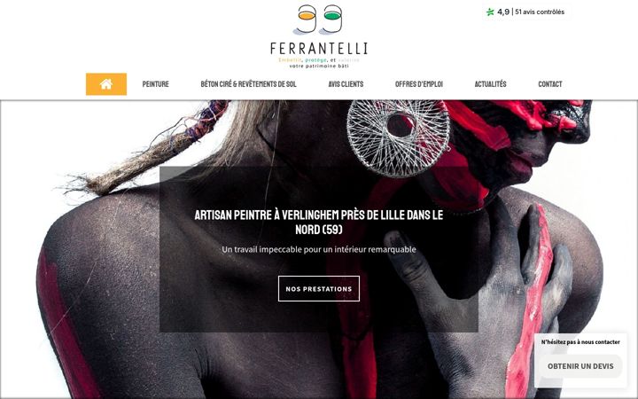Screenshot of ferrantelli-avis.fr