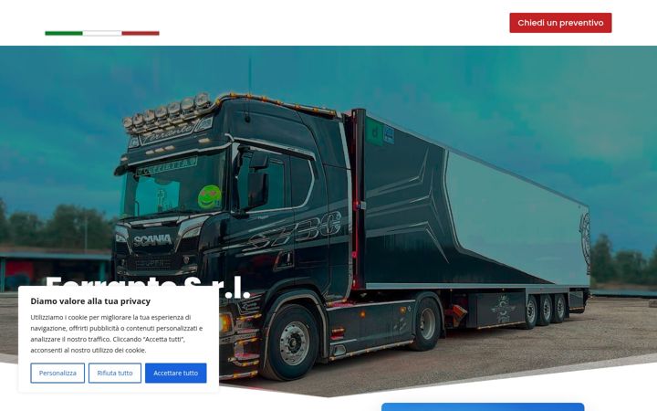 Screenshot of ferrantesrl.it