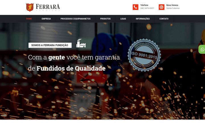 Screenshot of ferrara.ind.br