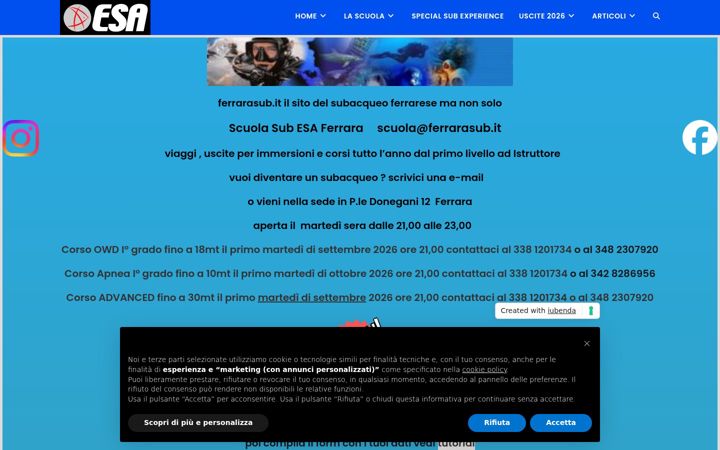 Screenshot ta' ferrarasub.it