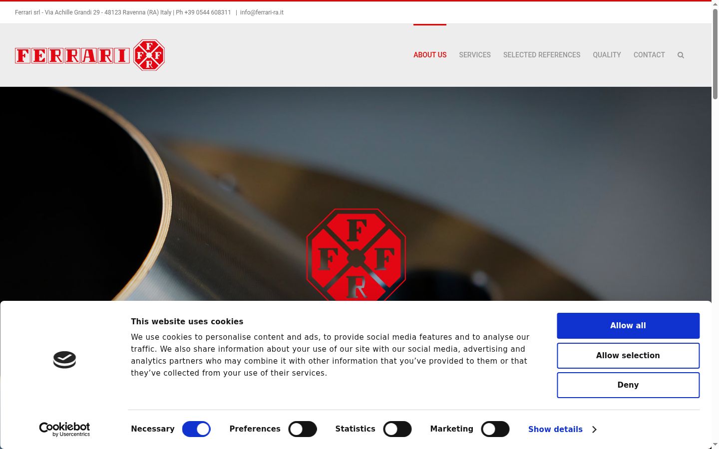 Screenshot tal-banner tal-kunsens muri qabel kwalunkwe interazzjoni