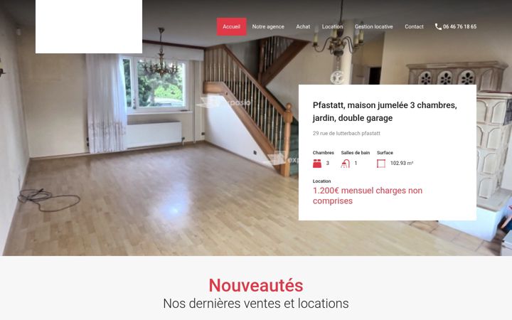 Screenshot of ferrari-immo.fr