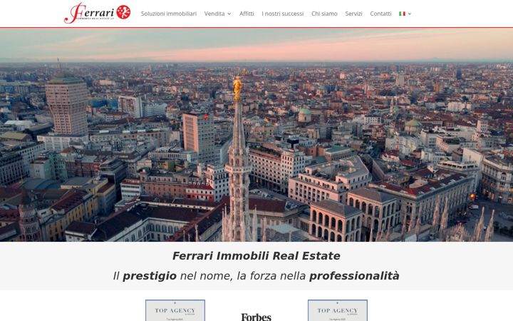 Screenshot of ferrari-immobili.it