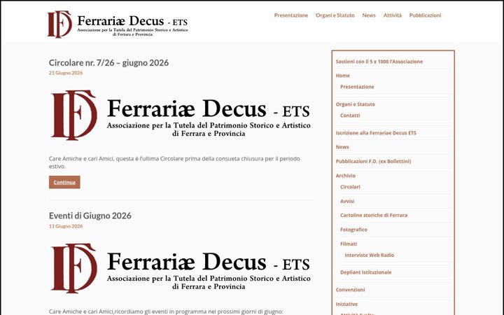 Screenshot ta' ferrariaedecus.it