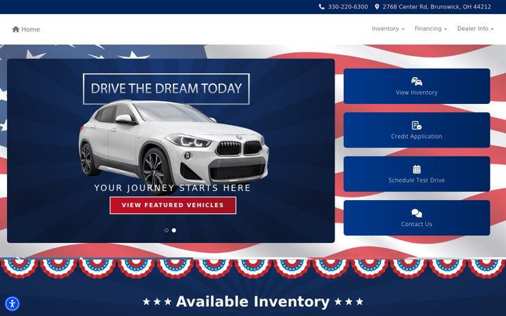 Screenshot of ferrariautosales.com