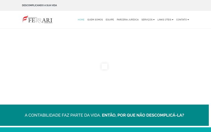 Zrzut ekranu ferraricontabil.com.br