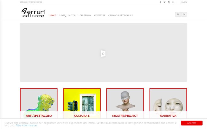 Screenshot of ferrarieditore.it