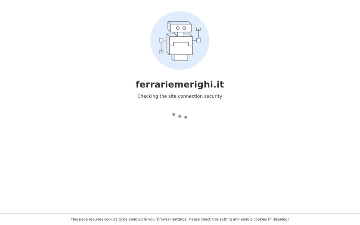 Screenshot of ferrariemerighi.it