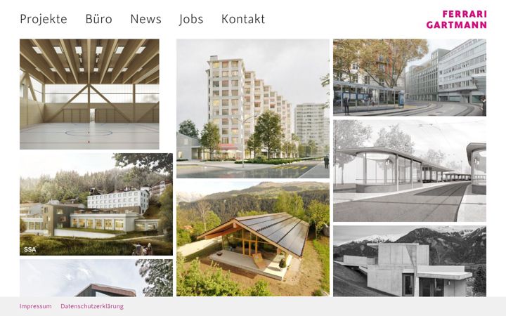 Screenshot of ferrarigartmann.ch