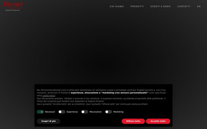 Screenshot of ferrariinternational.com