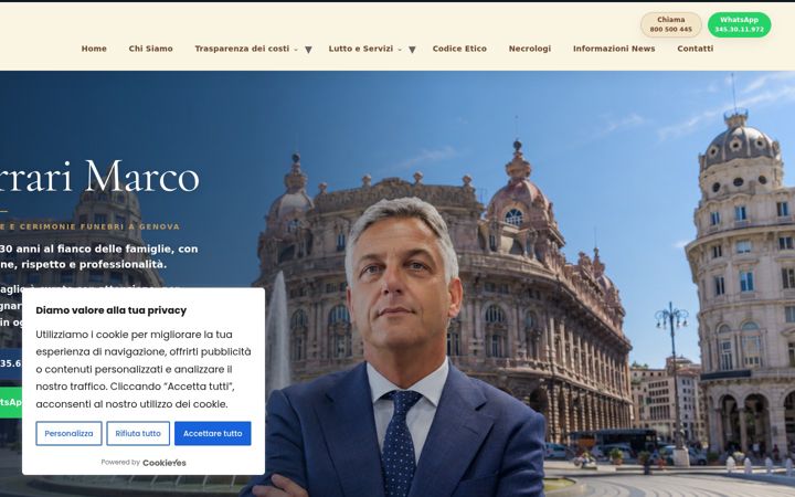 Screenshot of ferrarimarco.it