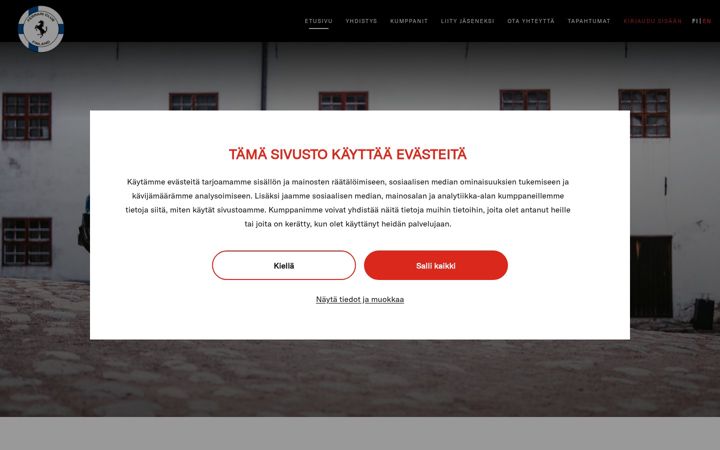 Capture d'écran de ferrariownersclubfinland.com