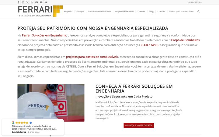 Zrzut ekranu ferrarisolucoes.com.br