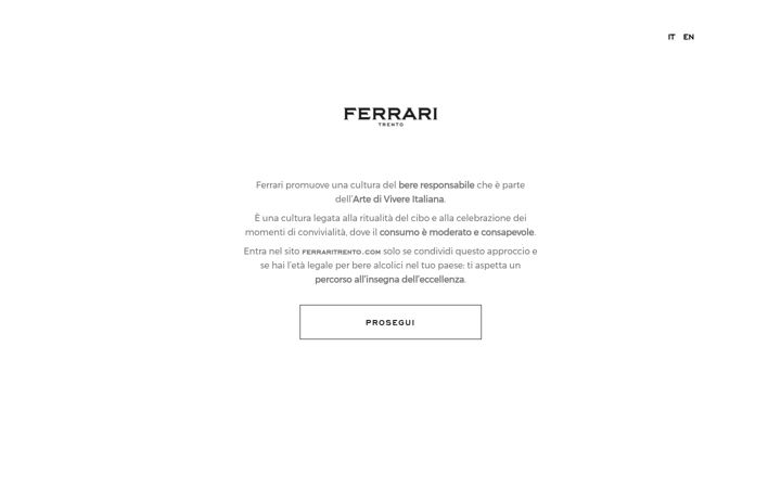 Screenshot of ferraritrento.com