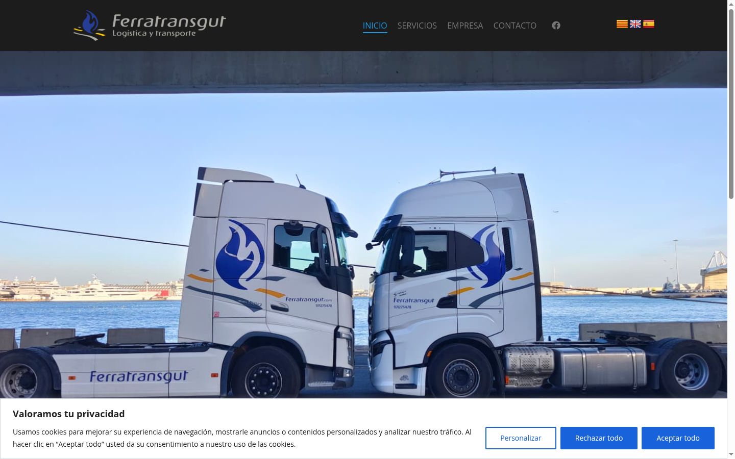 Screenshot des Einwilligungsbanners vor jeglicher Interaktion