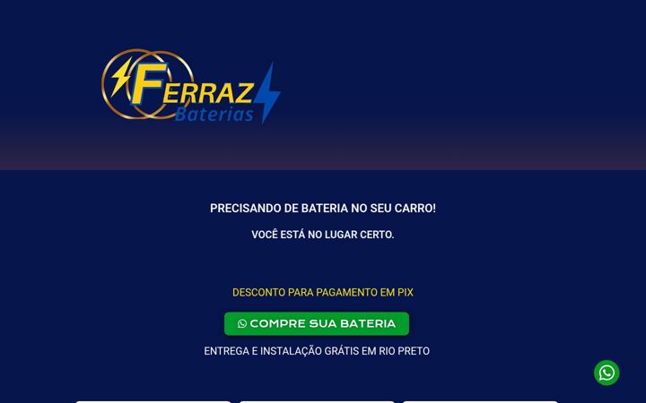 Zrzut ekranu ferrazbaterias.com.br