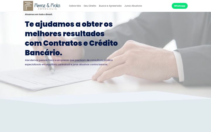 Screenshot of ferrazefrota.com