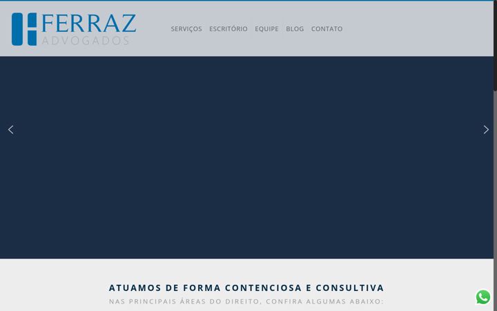Zrzut ekranu ferrazlaw.com.br