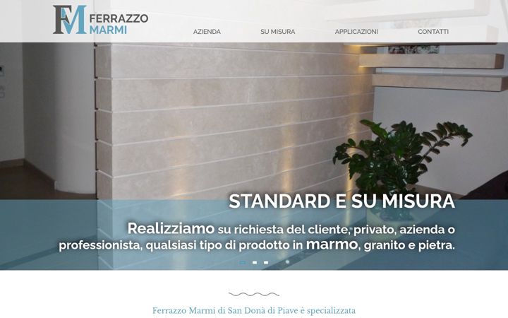 Screenshot of ferrazzomarmi.it