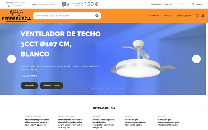 Screenshot of ferrebusca.com