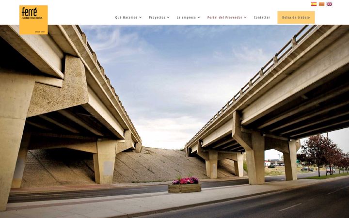 Screenshot of ferreconstructora.com