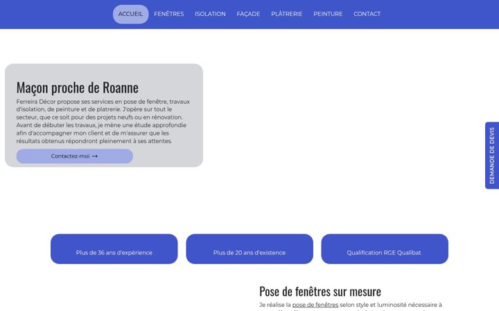 Screenshot of ferreira-decor.fr