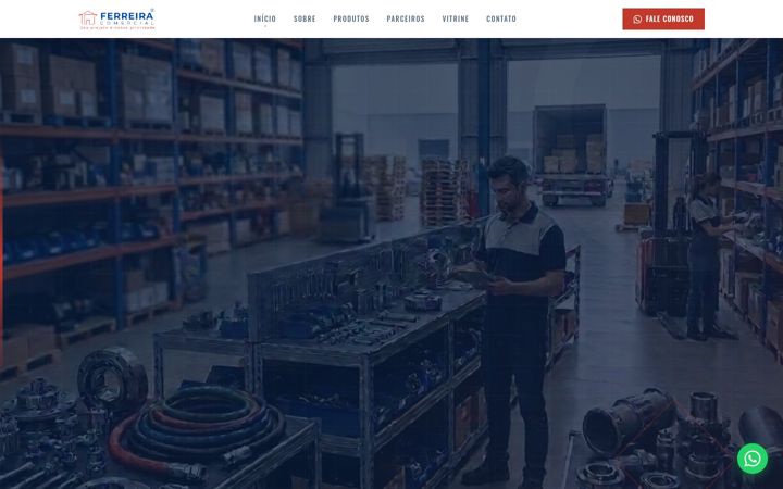 Screenshot of ferreiracomercial.com.br