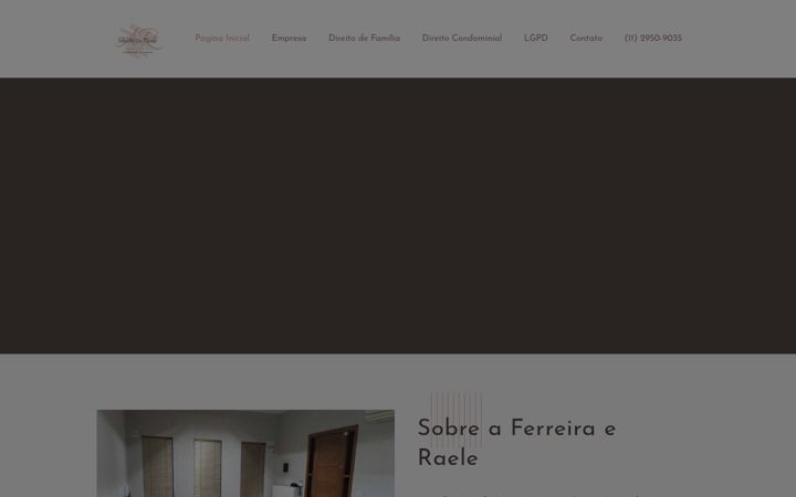Screenshot of ferreiraeraele.com.br