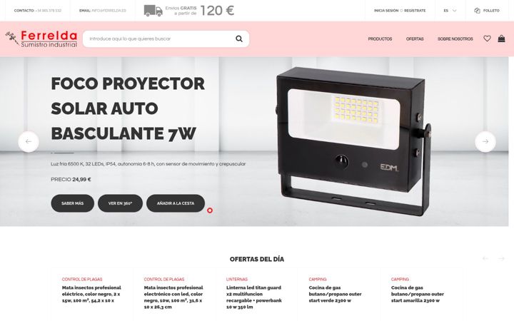 Screenshot of ferrelda.es
