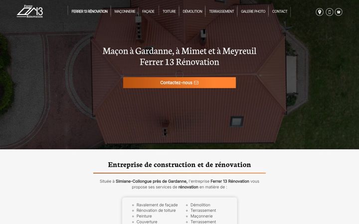 Screenshot of ferrer-13-renovation.fr
