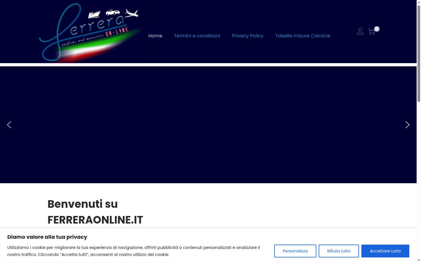 Capture d'écran de la bannière de consentement affichée avant toute interaction