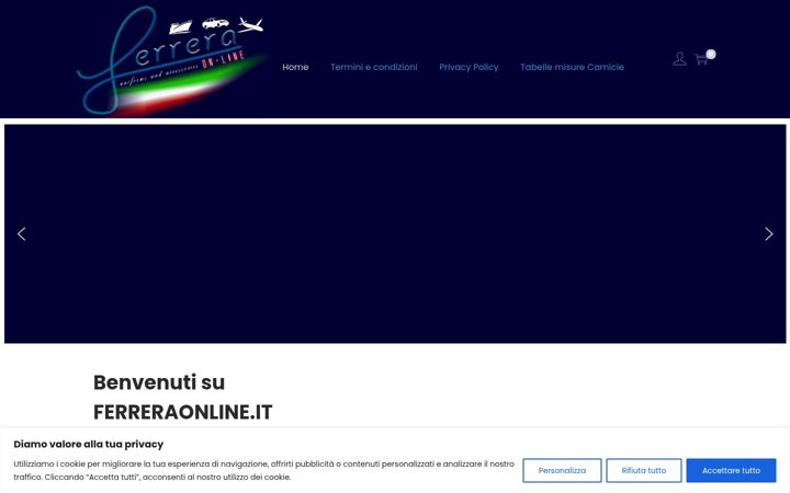 Screenshot of ferreraonline.it