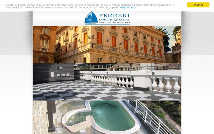 Screenshot of ferrericostruzioni.it