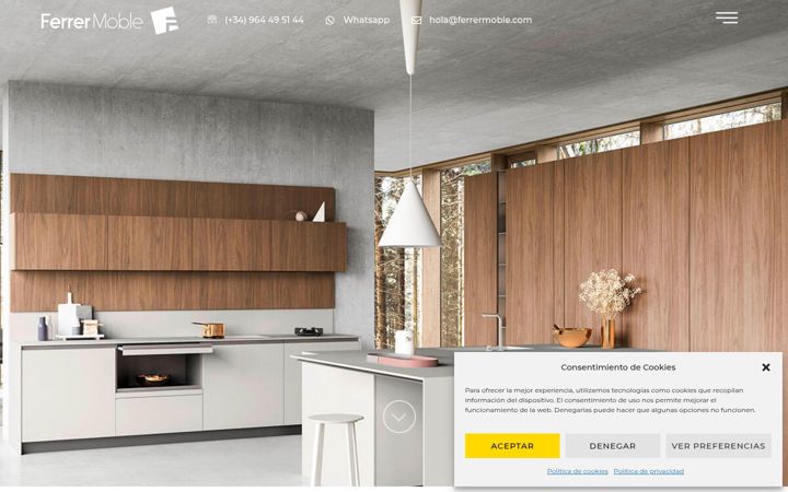 Screenshot of ferrermoble.com