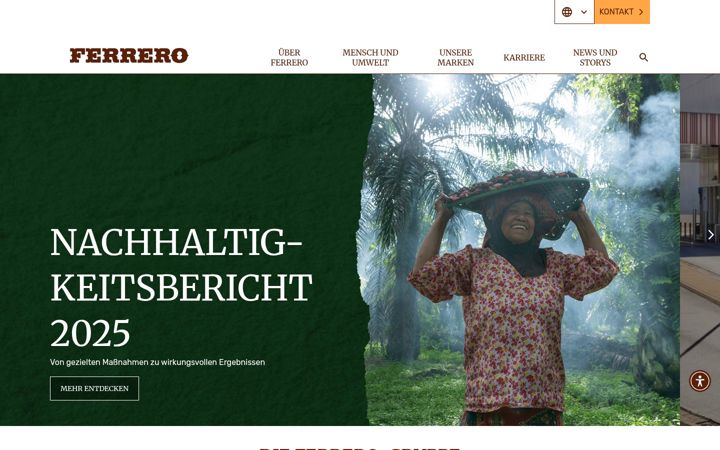 Screenshot of ferrero-nordlichter.de