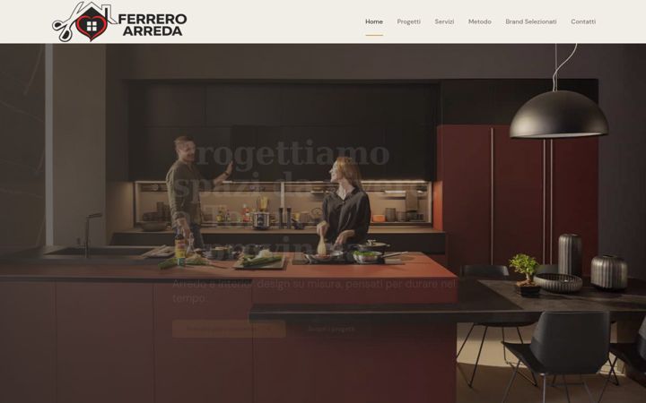 Screenshot of ferreroarreda.it