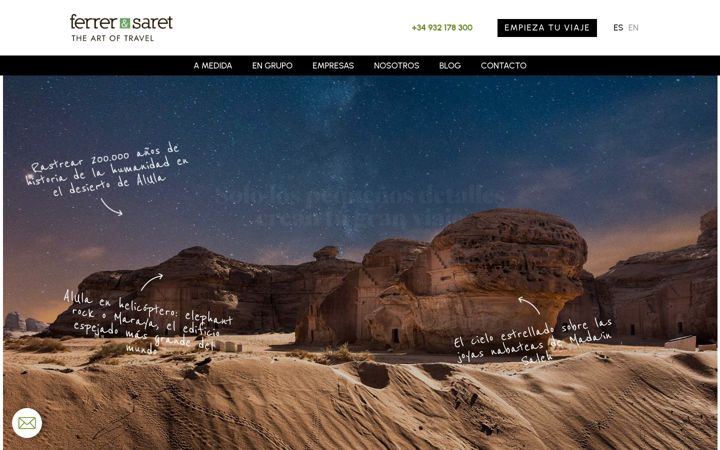 Screenshot of ferrerysaret.com