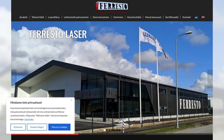 Screenshot of ferresto.ee