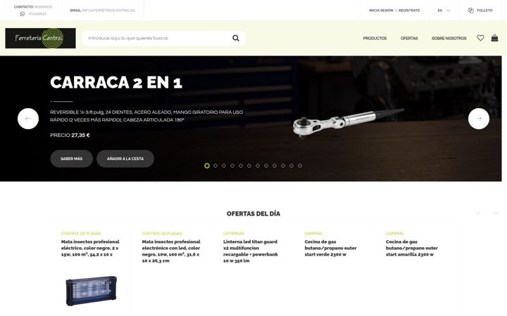 Screenshot of ferreteria-central.com