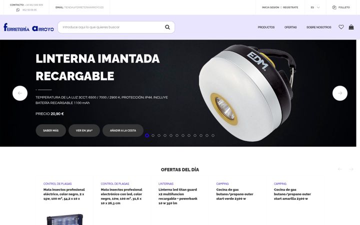 Screenshot of ferreteriaarroyo.es