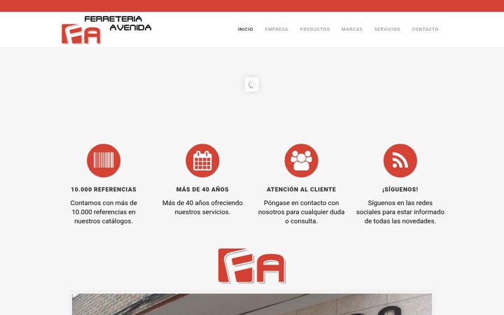 Screenshot of ferreteriaavenidamuro.es