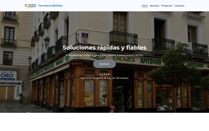 Screenshot of ferreteriabolanos.es