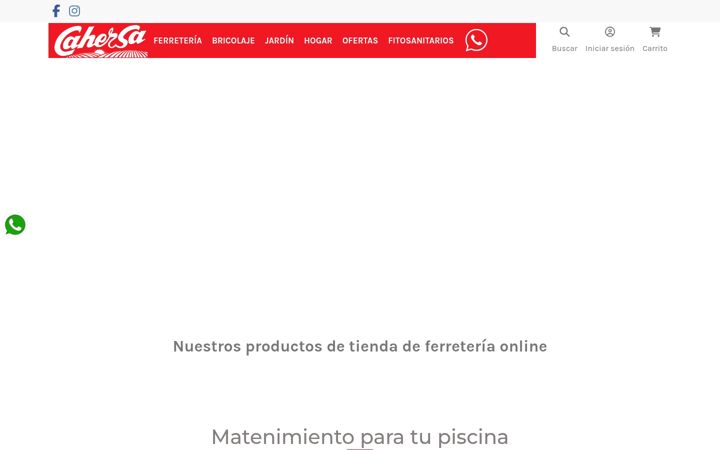 Screenshot of ferreteriacahersa.com