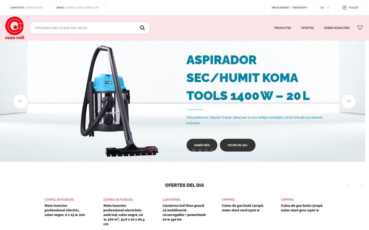 Screenshot of ferreteriacollgirona.com