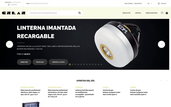 Screenshot of ferreteriacrear.com