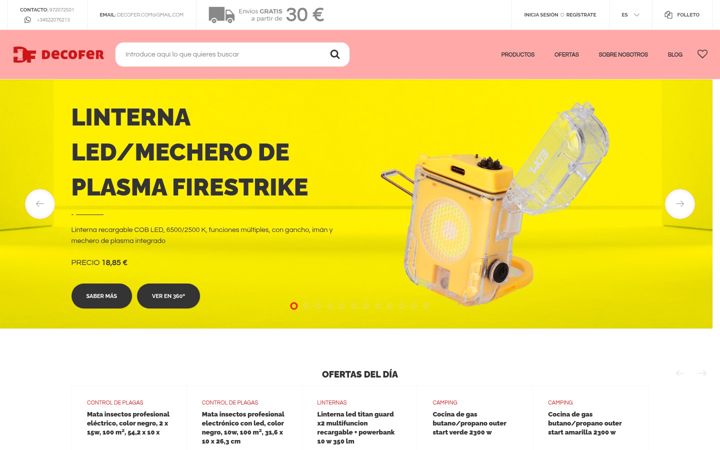 Screenshot of ferreteriadecofer.com