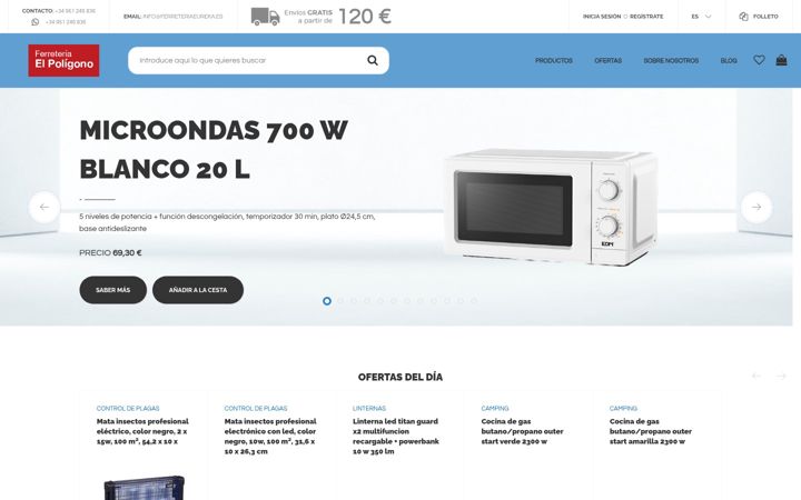 Screenshot of ferreteriaeureka.es