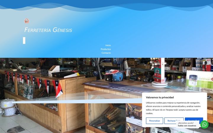 Screenshot of ferreteriagenesis.cl